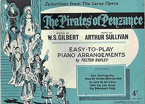 Seller image for Selections from The Savoy Opera The Pirates of Penzance Easy-To-Play Piano Arrangements for sale by Joy Norfolk, Deez Books