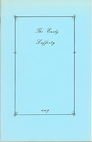 Image du vendeur pour THE EARLY LAFFERTY mis en vente par Currey, L.W. Inc. ABAA/ILAB