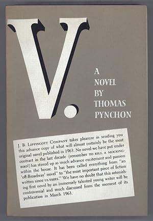 Seller image for V.: A NOVEL . for sale by Currey, L.W. Inc. ABAA/ILAB