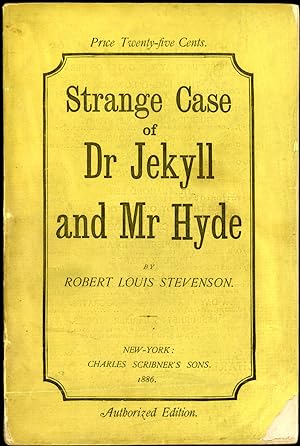 Bild des Verkufers fr STRANGE CASE OF DR JEKYLL AND MR HYDE zum Verkauf von Currey, L.W. Inc. ABAA/ILAB