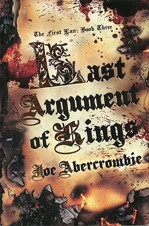 Bild des Verkufers fr LAST ARGUMENT OF KINGS zum Verkauf von Currey, L.W. Inc. ABAA/ILAB