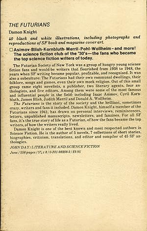 Seller image for THE FUTURIANS: THE STORY OF THE SCIENCE FICTION "FAMILY" OF THE 30'S THAT PRODUCED TODAY'S TOP WRITERS AND EDITORS for sale by Currey, L.W. Inc. ABAA/ILAB