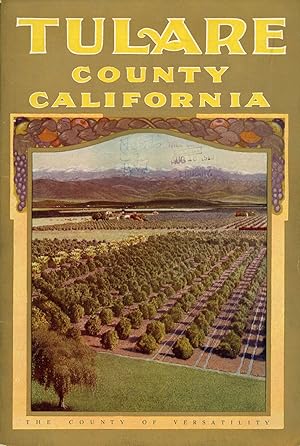 Seller image for Tulare County California by M. B. Levick[.] California lands for wealth California fruit for health for sale by Currey, L.W. Inc. ABAA/ILAB