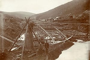 Imagen del vendedor de NEVADA MINING TOWN, POSSIBLY OSCEOLA [title supplied]. Albumen print a la venta por Currey, L.W. Inc. ABAA/ILAB