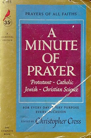 Immagine del venditore per A Minute of Prayer: Prayers for All Faiths venduto da Kayleighbug Books, IOBA