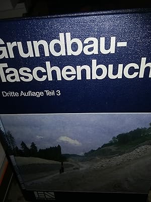 Bild des Verkufers fr Grundbau-Taschenbuch, Teil 3, 3. Auflage zum Verkauf von Verlag Robert Richter