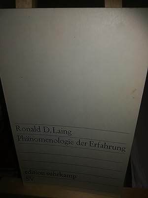 Image du vendeur pour Phnomenologie der Erfahrung mis en vente par Verlag Robert Richter