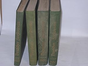 Jahresbericht des Deutschen Forstvereins. 4 Bände: 1930,1933,1934,1938