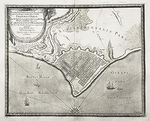 Seller image for Accurata Delineatio Geometrica in Iuthia Septentrionali nuper conditae Urbis et Fortalitii FRIDERICI-ODDAE quae sub ductu Locumtenentis Generalis Regi Illustriss. et Excellentiss. Dn Comitis CAROLI GUSTAVI WRANGELII Ab Exercitu Suedico Armata manu capta et direpta fuit d. 24. Octob. An 1657" - Fredericia Syddanmark / Danmark Denmark Dnemark for sale by Antiquariat Steffen Vlkel GmbH