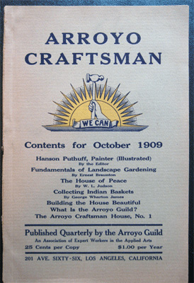 Arroyo Craftsman, Vol. I, No. 1