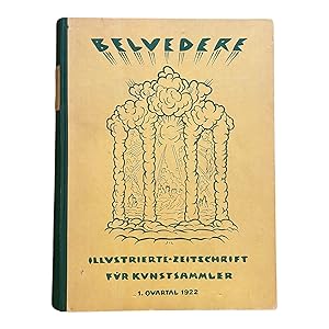 Bild des Verkufers fr ILLUSTRIERTE-ZEITSCHRIFT FR KUNSTSAMMLER 1. QUARTAL 1922. zum Verkauf von Nostalgie Salzburg