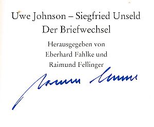 ( Signiert ) Der Briefwechsel. Hrsg. von Eberhard Fahlke und Raimund Fellinger
