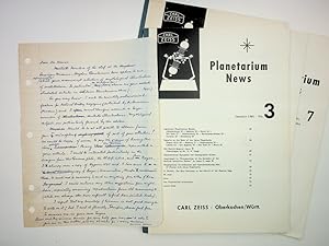 Planetarium News Issues 1-5 and 7 with ALS
