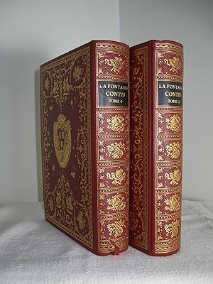 Seller image for Contes de La Fontaine avec des illustrations de Fragonard parues dans l'dition de Didot de 1795 (2 tomes complet pour les "Contes" dans cette dition) for sale by LES TEMPS MODERNES