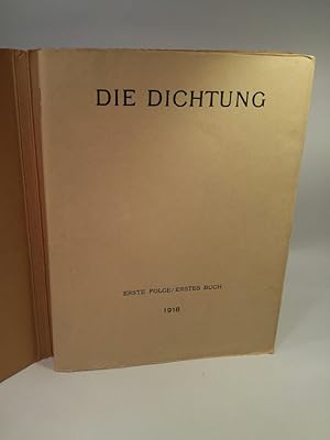 Die Dichtung: Erste Folge / Erstes Buch.