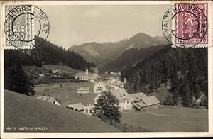 Ansichtskarte / Postkarte Wegscheid Mariazell Steiermark, Teilansicht