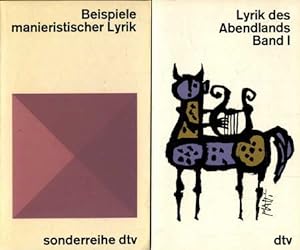 2 Bücher: Lyrik des Abendlands Band I / Beispiele manieristischer Lyrik