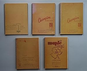 Seller image for Notebooks. - Band I - V for sale by Merz-Buchhandlung