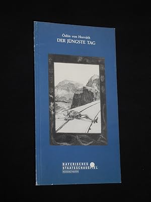 Seller image for Programmbuch 88 Bayerisches Staatsschauspiel Mnchen 1991/92. DER JNGSTE TAG von Horvath. Regie: Michael Gruner, Bhnenbild: Peter Schulz, Kostme: Gabriele Sterz, techn. Ltg.: Michael Welschenbach. Mit Wolfgang Reinbacher, Annemarie Wernicke, Horst Sachtleben, Fred Stillkrauth, Anne Schmidt-Krayer, Wolfgang Bauer, Alev Lenz, Ruth Wetcke, Anna Wetcke, Barbara Breen for sale by Fast alles Theater! Antiquariat fr die darstellenden Knste