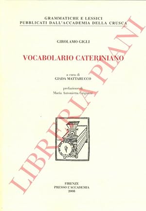 Vocabolario cateriniano.