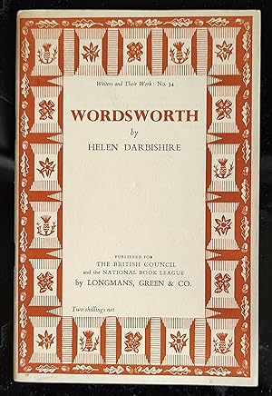 Immagine del venditore per Wordsworth : Writers and Their Work No. 34 venduto da Shore Books
