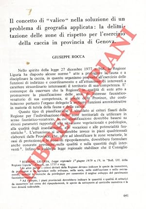 Il concetto di  valico  nella soluzione di un problema di geografia applicata: la delimitazione d...