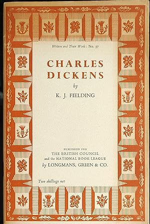 Bild des Verkufers fr Charles Dickens : Writers and Their Work No. 37 zum Verkauf von Shore Books