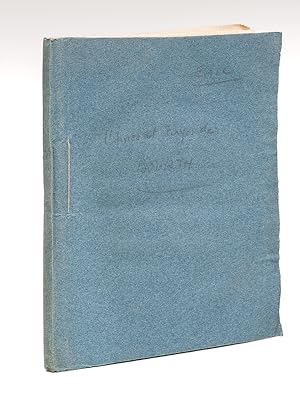 Mémoire des Usines et Grosses Forges de Bourth [ Edition originale ] "M. Tanneguy Le Veneur a com...