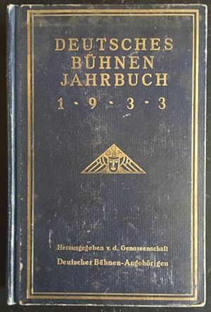 Deutsches Bühnen-Jahrbuch 1933.