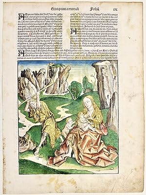 Seller image for Etas prima mundi, foli? IX. for sale by libreria antiquaria perini Sas di Perini