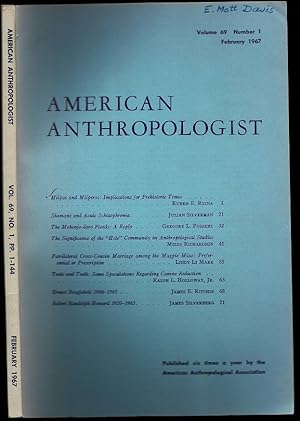 Immagine del venditore per Milpas and Milperos: Implications for Prehistoric Times in American Anthropologist Volume 69 Number 1 venduto da The Book Collector, Inc. ABAA, ILAB