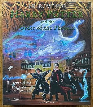 Bild des Verkufers fr Harry Potter and the Order of the Phoenix: J.K. Rowling & Jim Kay - Illustrated Edition signed by both illustrators zum Verkauf von Setanta Books