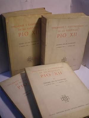 Discursos y radiomensajes de Su Santidad Pio XX ( 4 Vols. ) Tomo I. Primer año de pontificado ( 2...