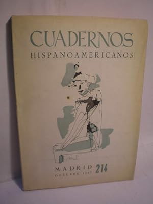 Imagen del vendedor de Cuadernos Hispanoamericanos 214 - Octubre 1967 a la venta por Librera Antonio Azorn