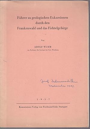 Seller image for Fhrer zu geologischen Exkursionen durch Frankenwald und das Fichtekgebirge. Sonderdruck for sale by Graphem. Kunst- und Buchantiquariat