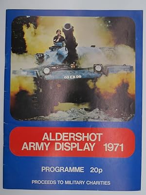 ALDERSHOT ARMY DISPLAY 1971 PROGRAMME