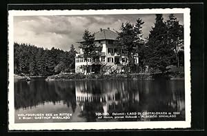 Seller image for Cartolina Wolfsgruben /Ritten, Gasthof Miralago for sale by Bartko-Reher