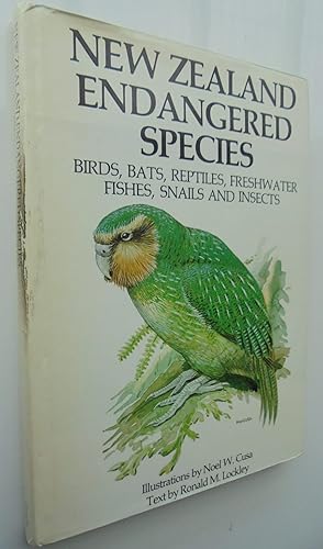 New Zealand endangered species: Birds, bats, reptiles, freshwater fishes, snails, and insects