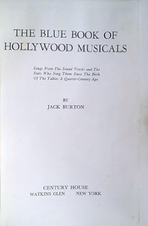 Immagine del venditore per Blue Book of Hollywood Musicals venduto da WeBuyBooks