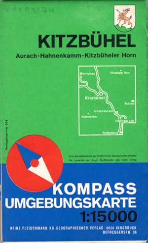 Bild des Verkufers fr Kitzbhel : Aurach-Hahnenkamm-Kitzbheler Horn (Karte) Kompass Umgebungskarte zum Verkauf von Schrmann und Kiewning GbR