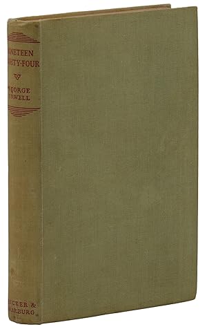 Bild des Verkufers fr Nineteen Eighty-Four zum Verkauf von Burnside Rare Books, ABAA