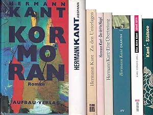 Büchersammlung Hermann Kant". 8 Titel. 1.) Hermann Kant: Komoran, Roman 2.) Hermann Kant: Erinne...