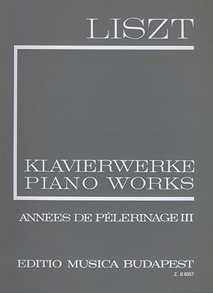Bild des Verkufers fr Klavierwerke Serie 1 Annes de plerinage Band 3 broschiert zum Verkauf von moluna