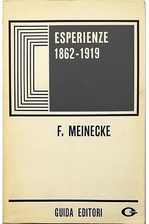 Immagine del venditore per Esperienze 1862-1919 venduto da Libreria Tara