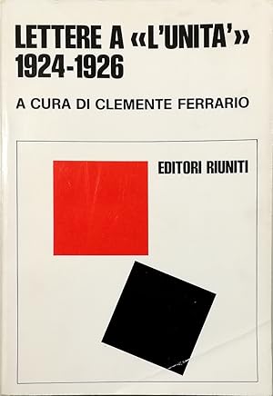 Imagen del vendedor de Lettere a L'Unit 1924-1926 a la venta por Libreria Tara