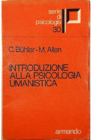 Immagine del venditore per Introduzione alla psicologia umanistica venduto da Libreria Tara