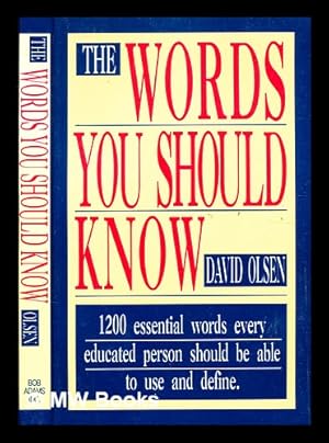 Immagine del venditore per The words you should know : 1200 essential words every educated person should be able to use and define venduto da MW Books Ltd.