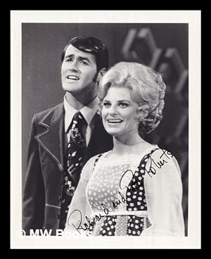 Seller image for Black and white photograph of Richard and Patti Roberts [SIGNED] for sale by MW Books Ltd.