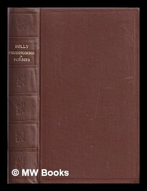 Image du vendeur pour Posies de Sully Prudhomme, (1865-1866) : stances et poemes mis en vente par MW Books Ltd.