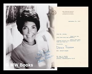 Seller image for SIGNED photograph and letter by Nancy Reagan for sale by MW Books Ltd.